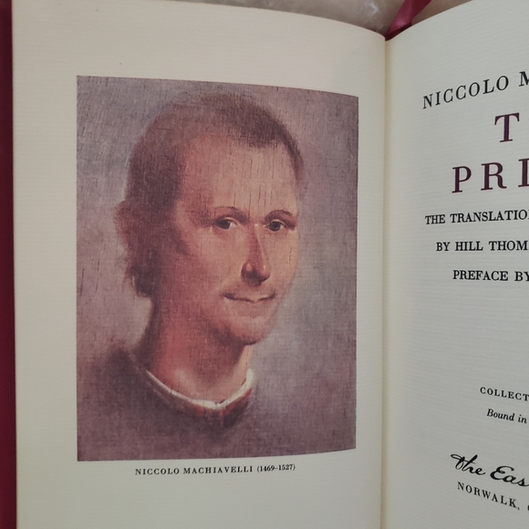 Leatherbound Book, The Prince by Machiavelli, Collectors Edition - Picture 12 of 12